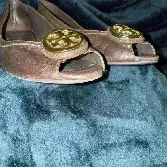 Tory Burch Peep Toe Wedge - Picture 8 of 12